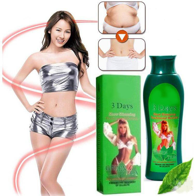 3 Days Slimming Cream for Weight Loss and Cellulite with Green Herbal Tea_0